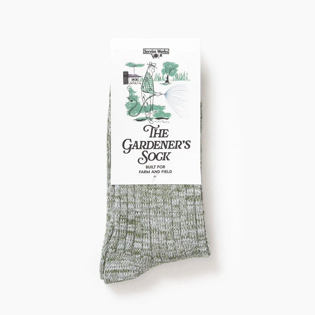 Flecked Socks Green