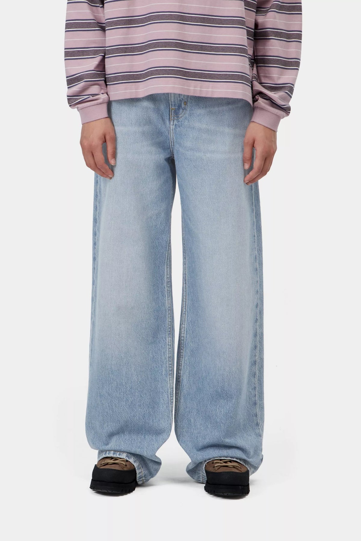 W Jane Pant Blue Heavy True Stone
