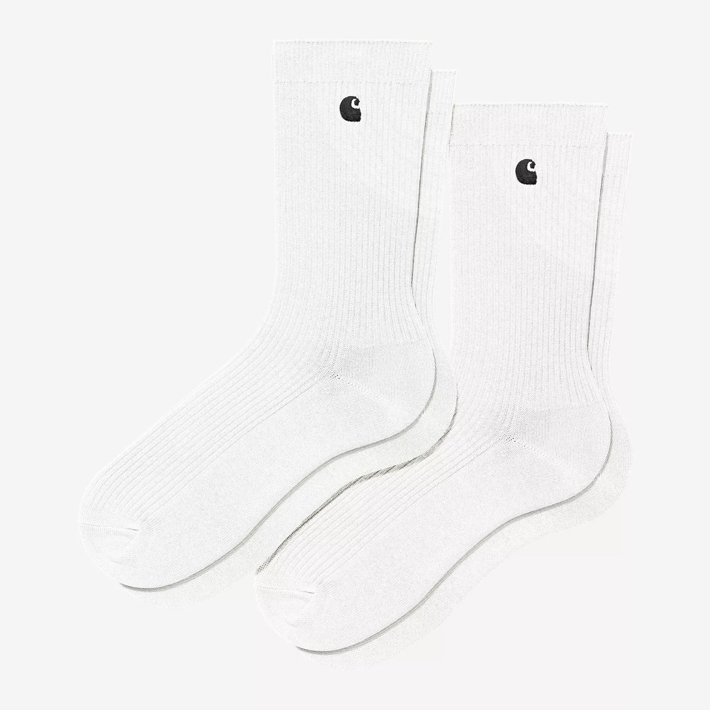 Madison Pack Socks White