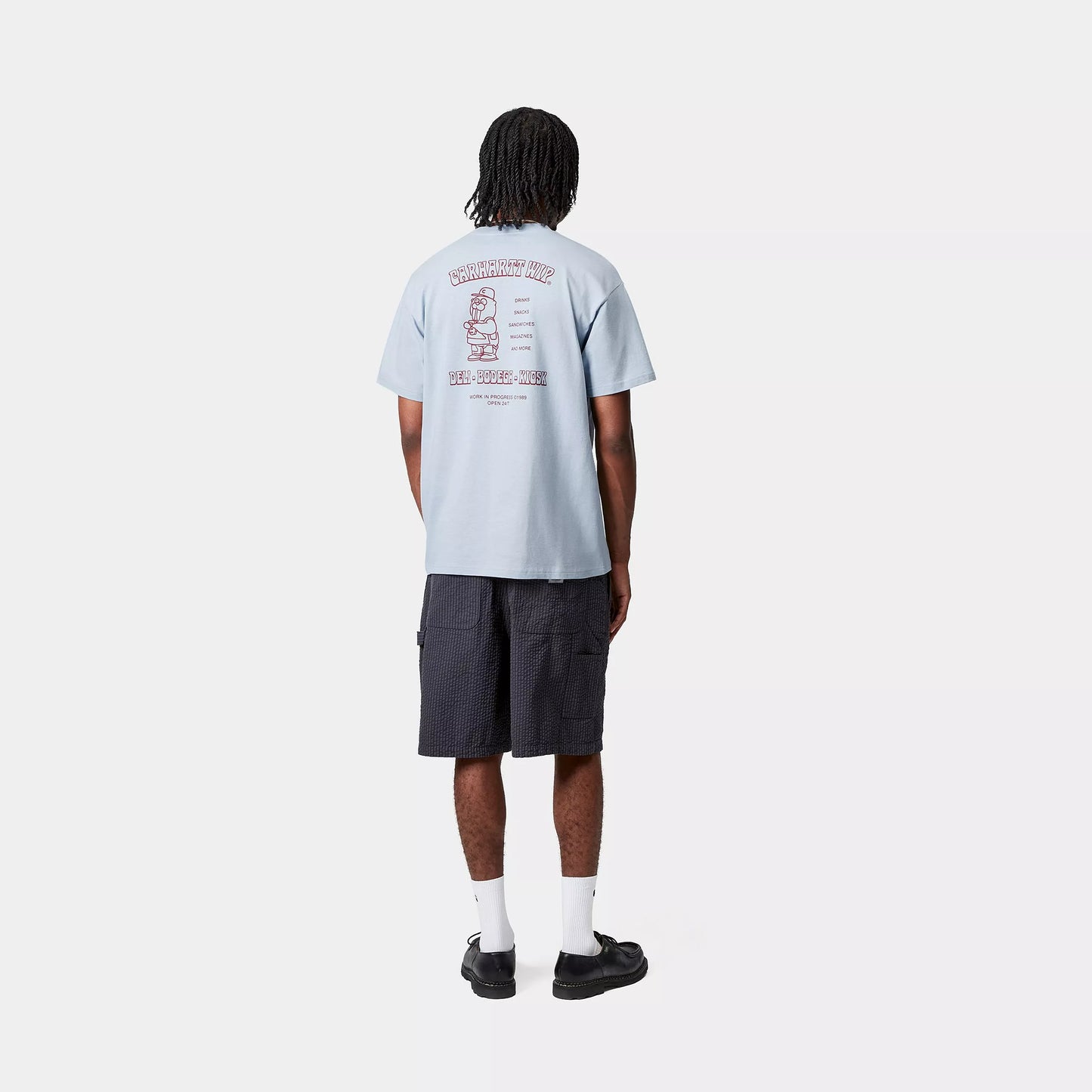S/S Sandwich T-Shirt Blue Fog