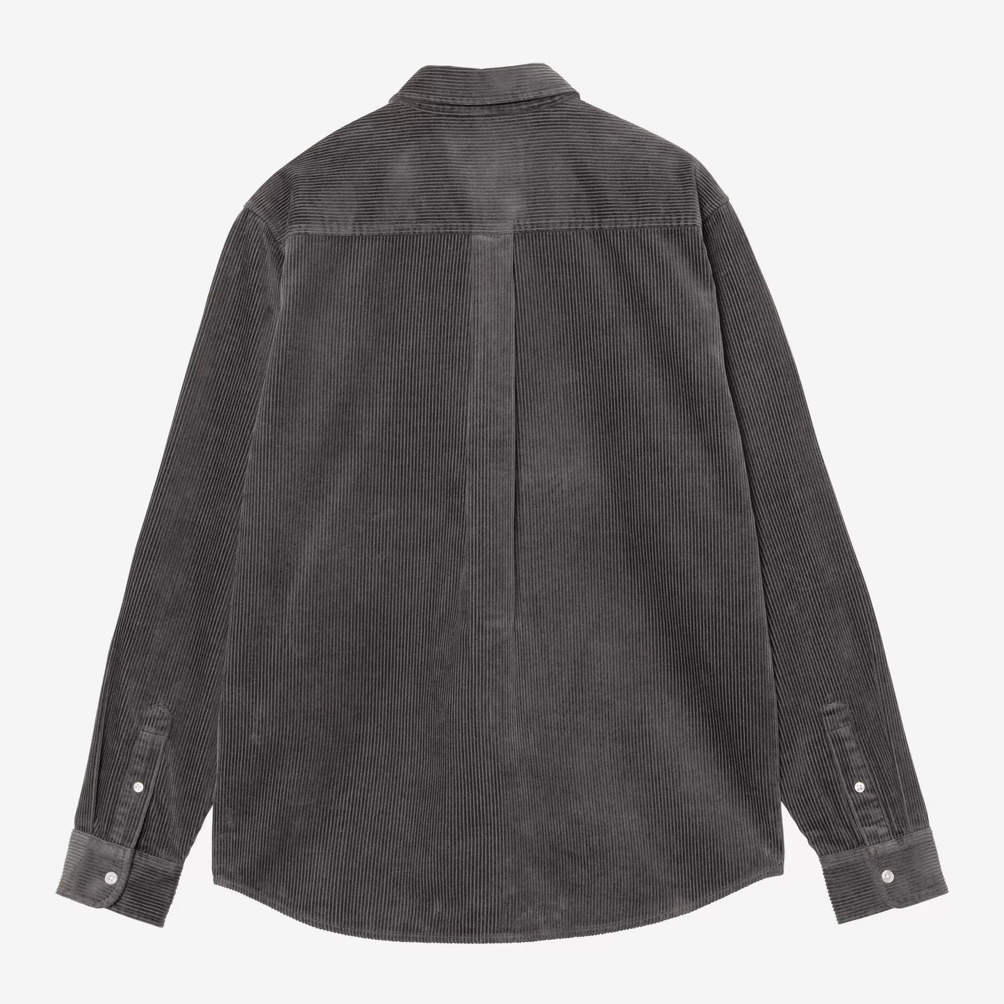 L/S Madison Cord Shirt Graphite