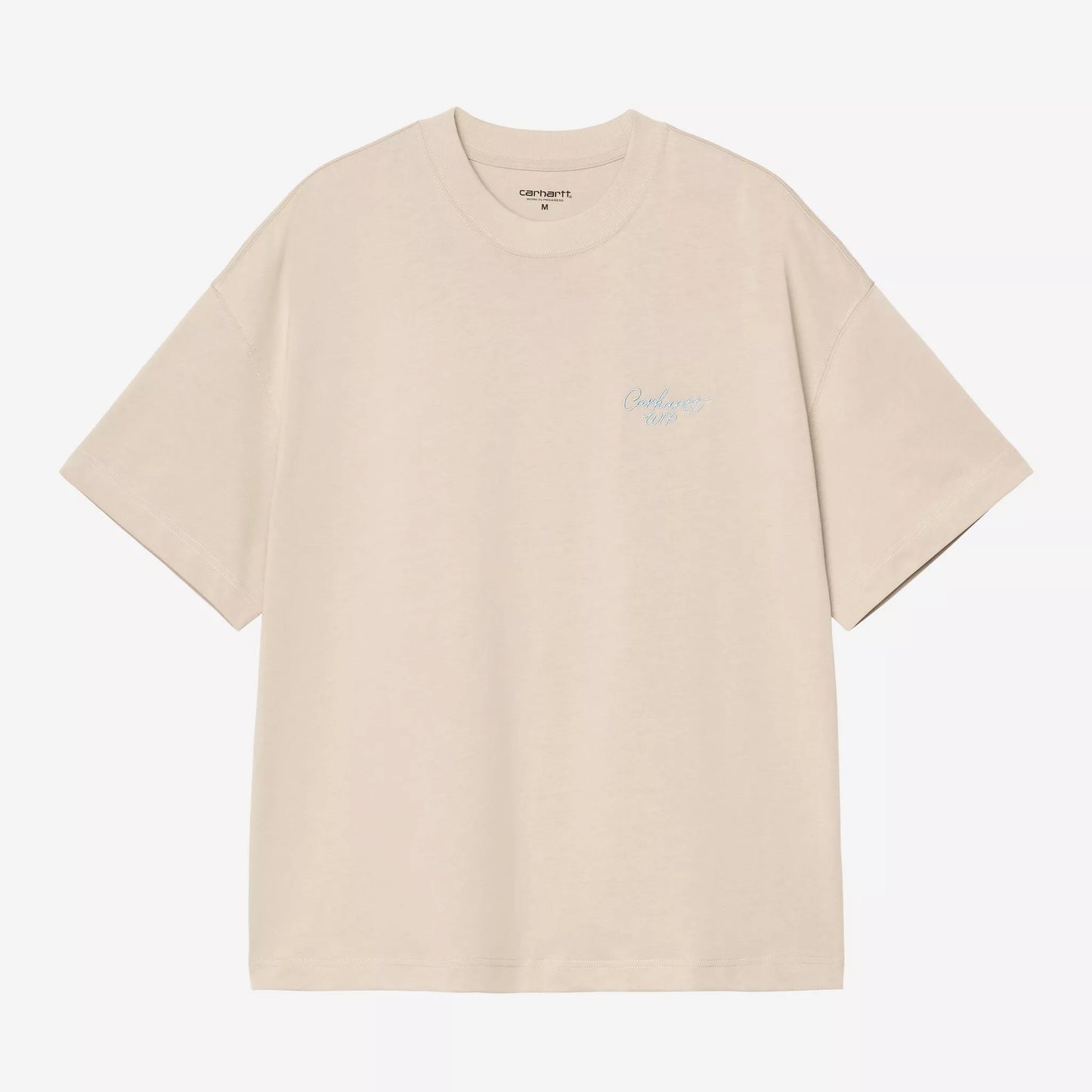 S/S Signature Script T-Shirt Fleur De Sel