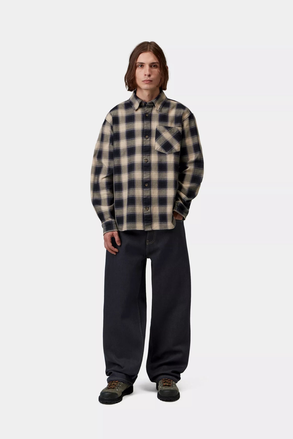 Payson Pant Blue Rigid