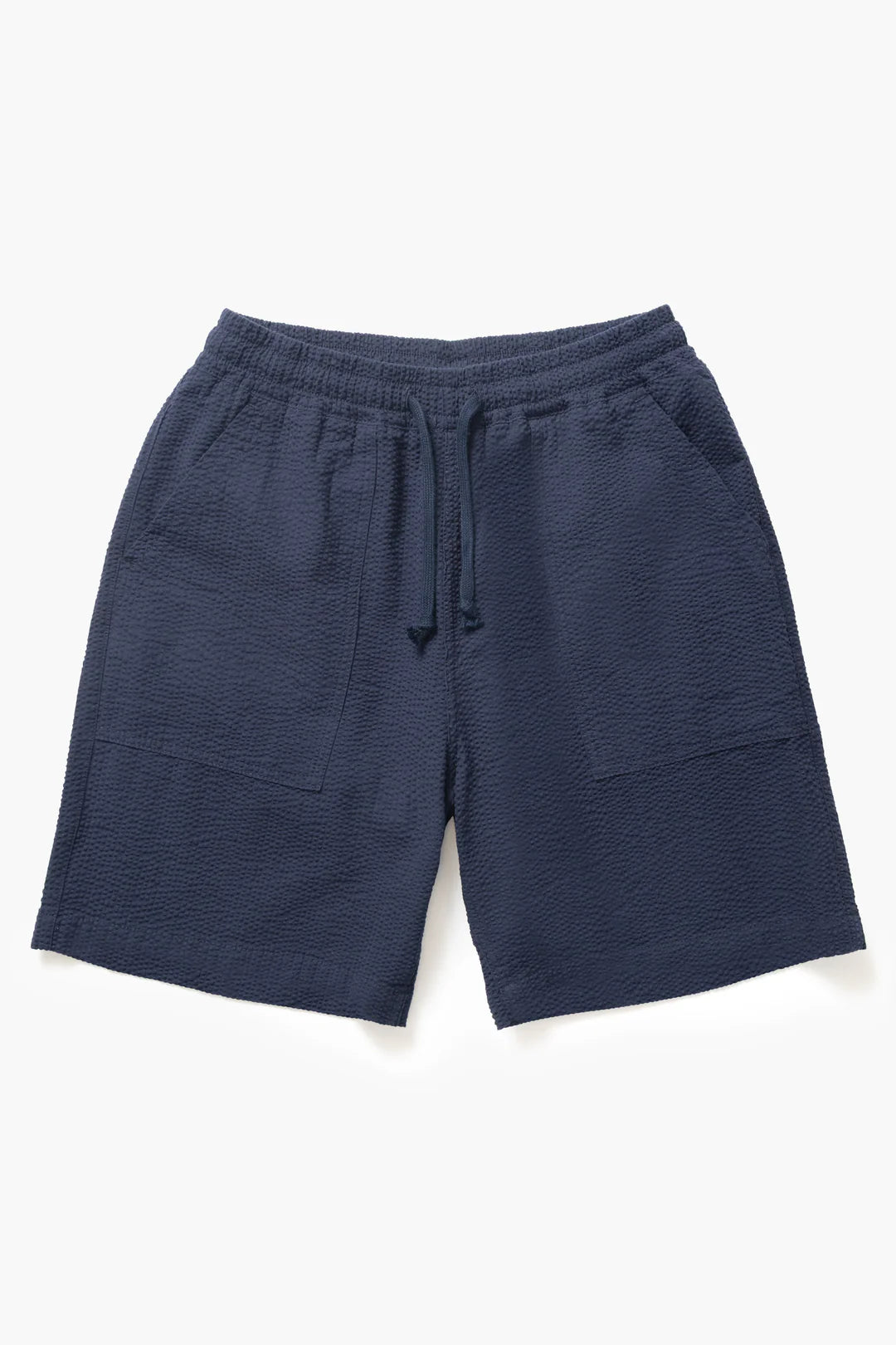 Seersucker Chef Shorts Navy