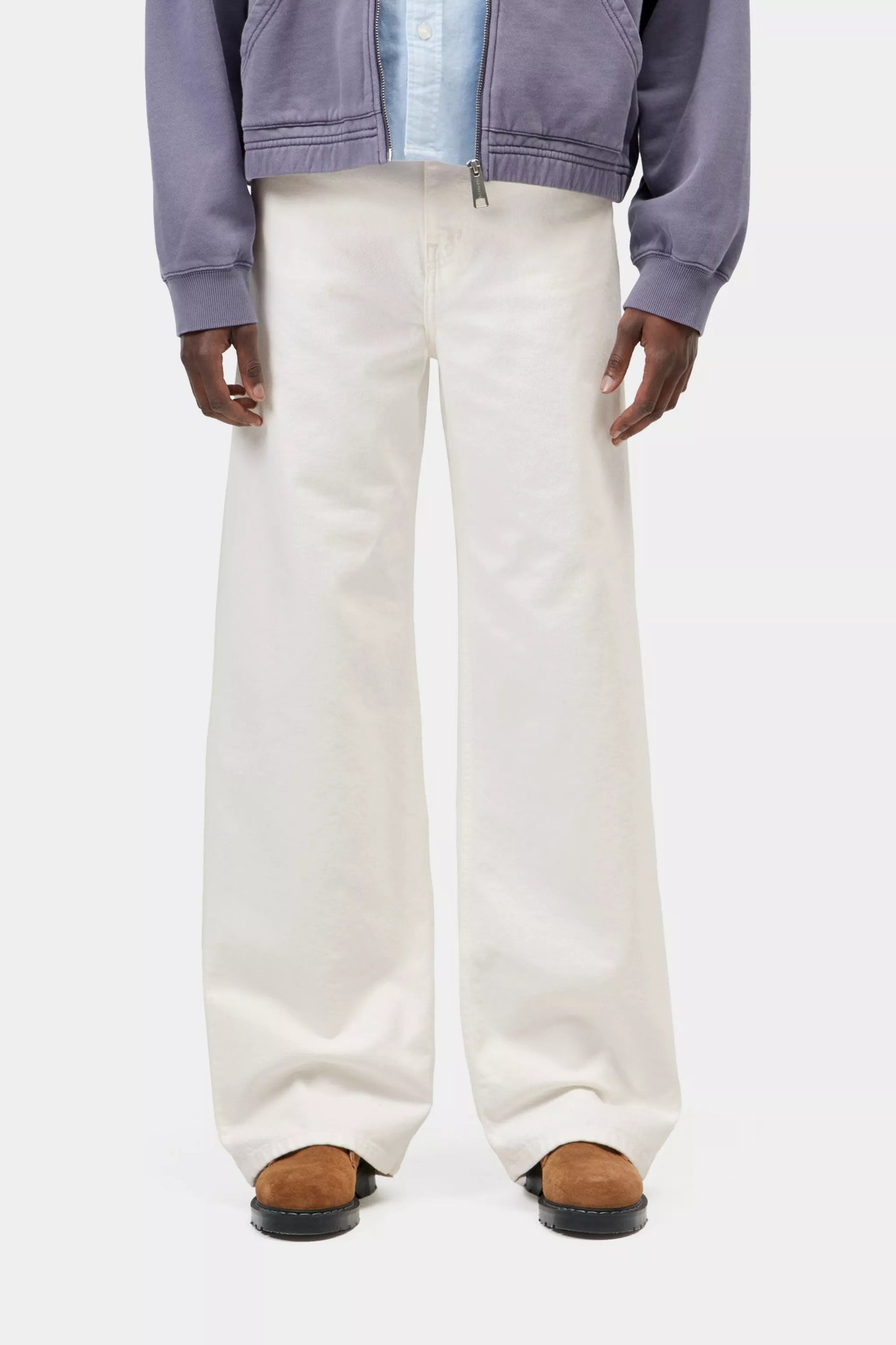 W Jane Pant White Rinsed
