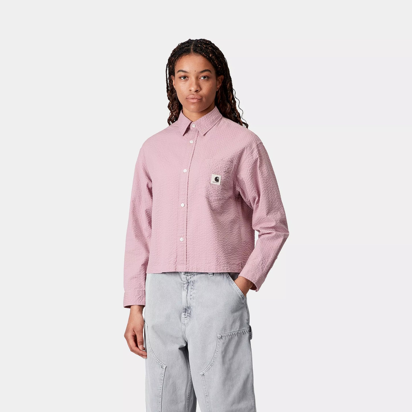 W L/S Toland Shirt Pink Fog