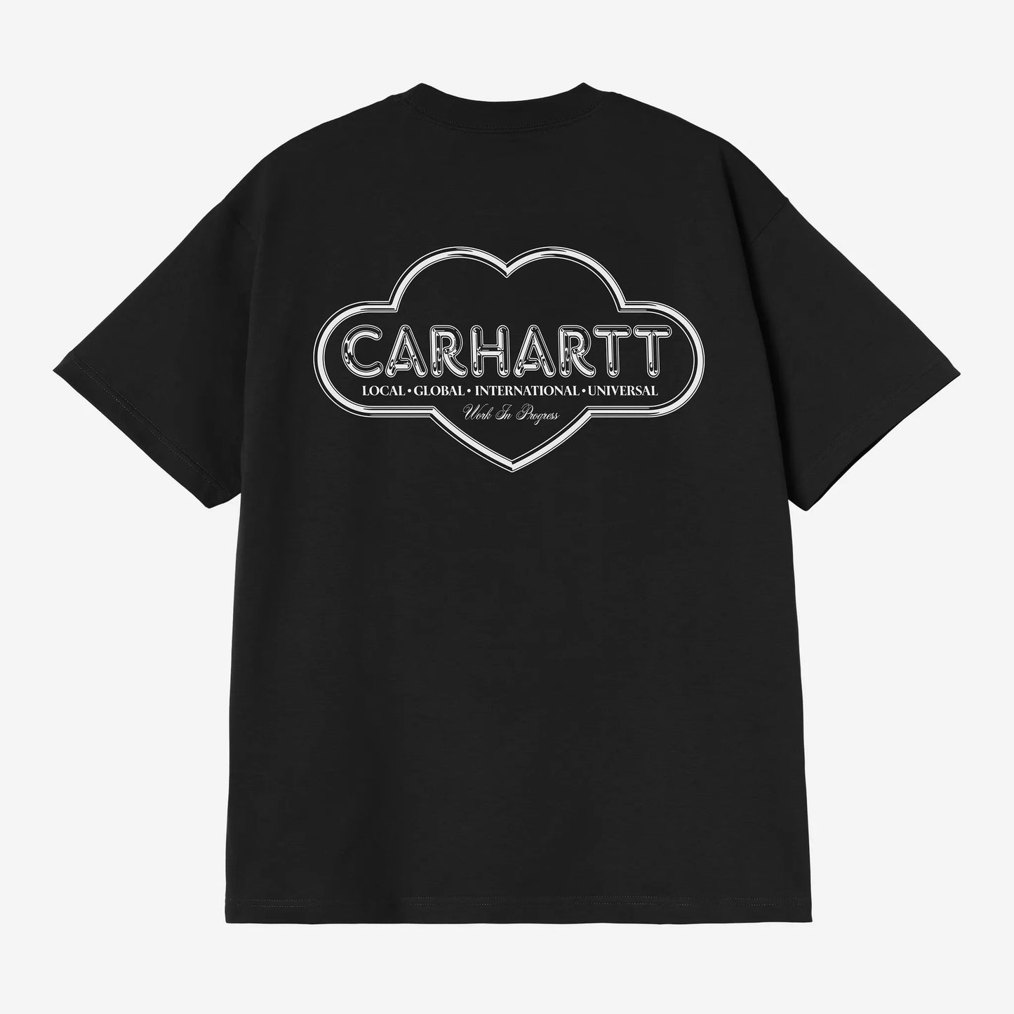 S/S Cloud Heart T-Shirt Black
