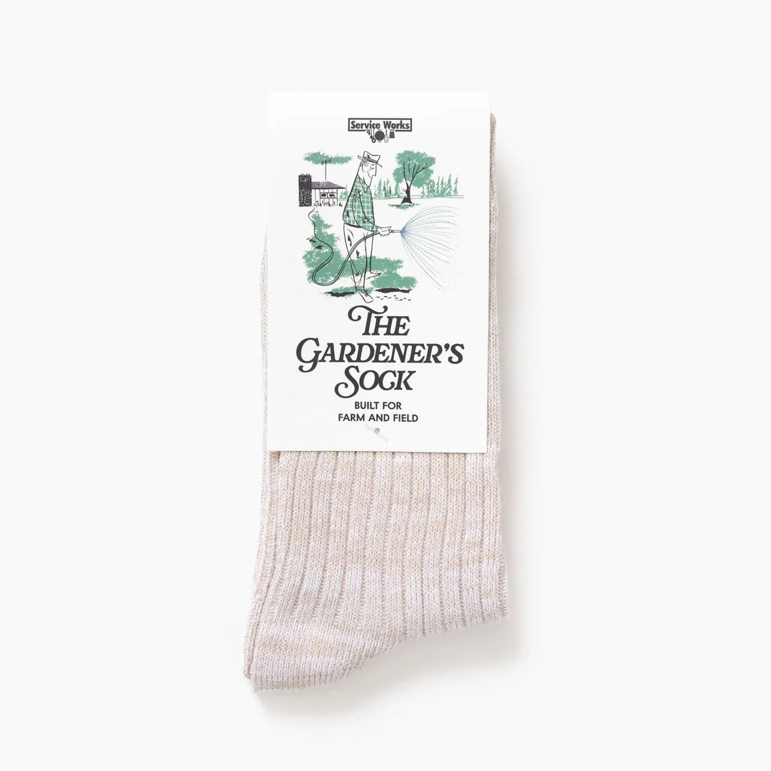 Flecked Socks Beige