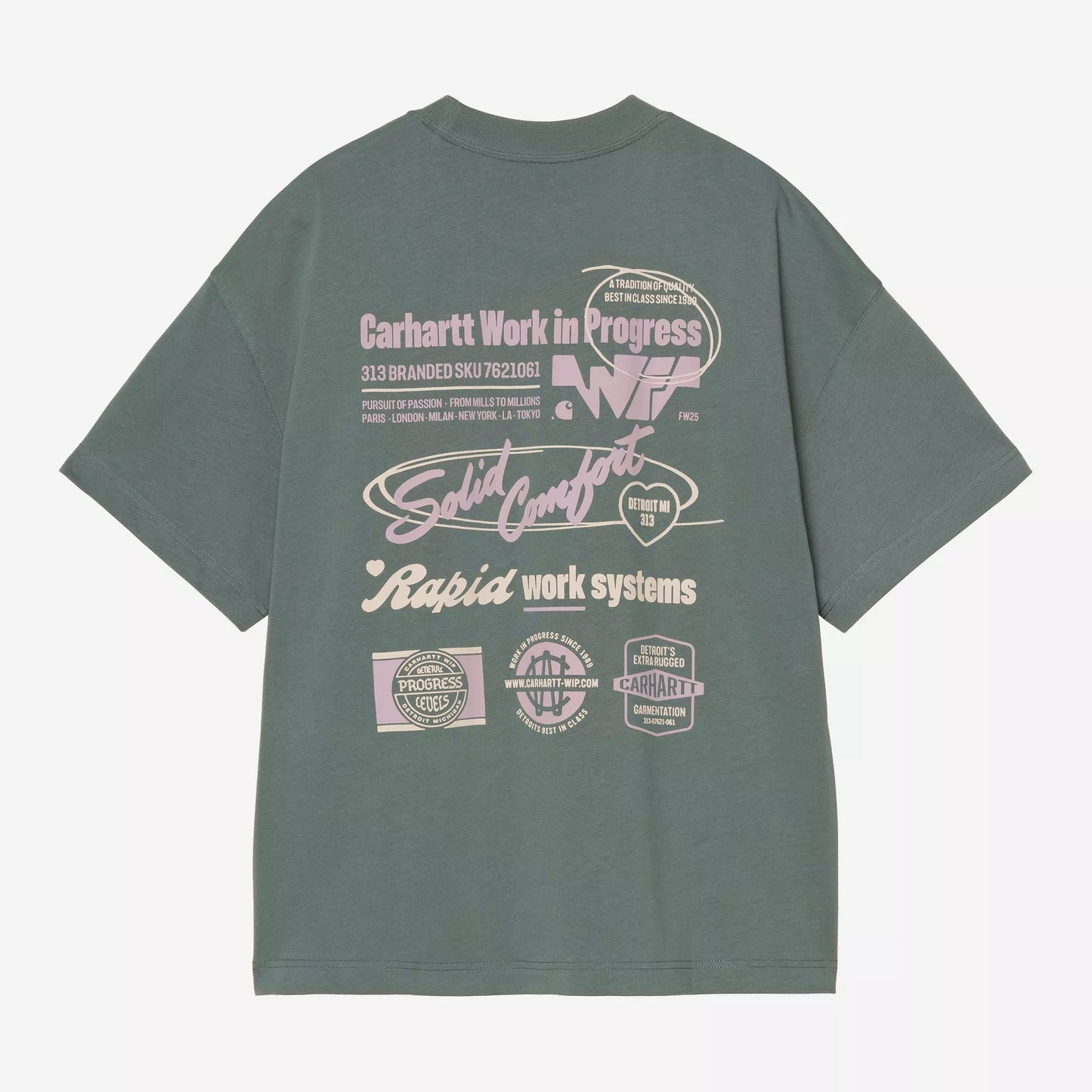S/S Networks T-Shirt Silver Pine