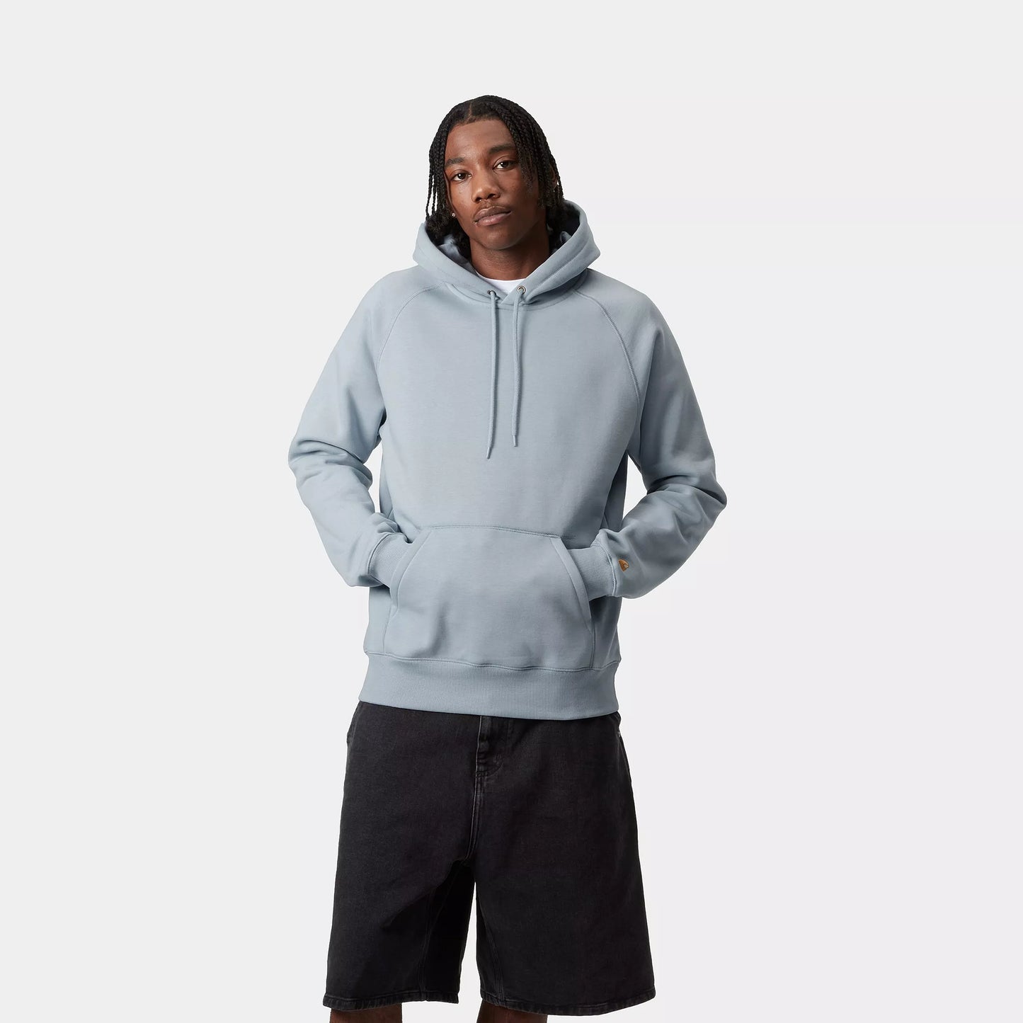 Hooded Chase Sweat Frosted Blue