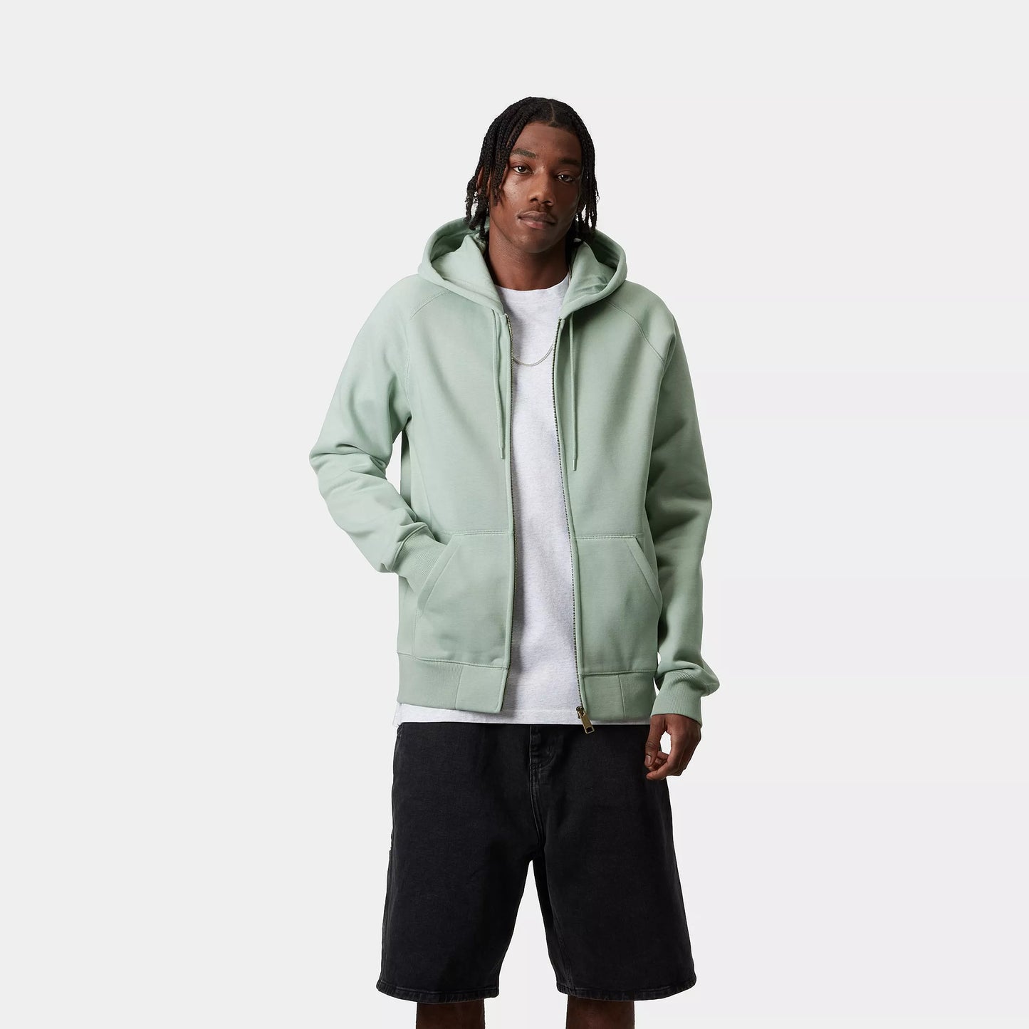 Hooded Chase Jacket Frosted Green