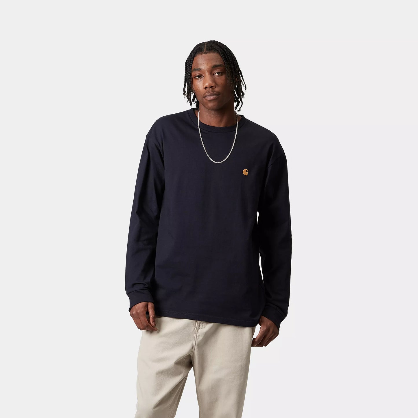 L/S Chase T-Shirt Dark Navy