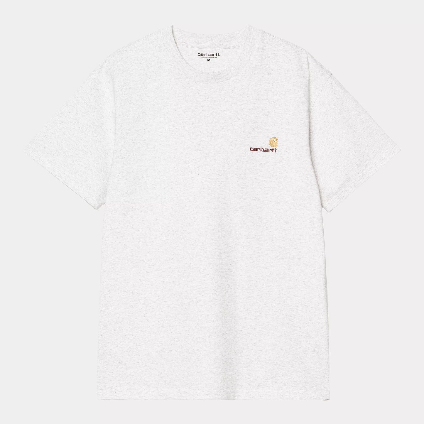 S/S American Script T-Shirt Ash Heather