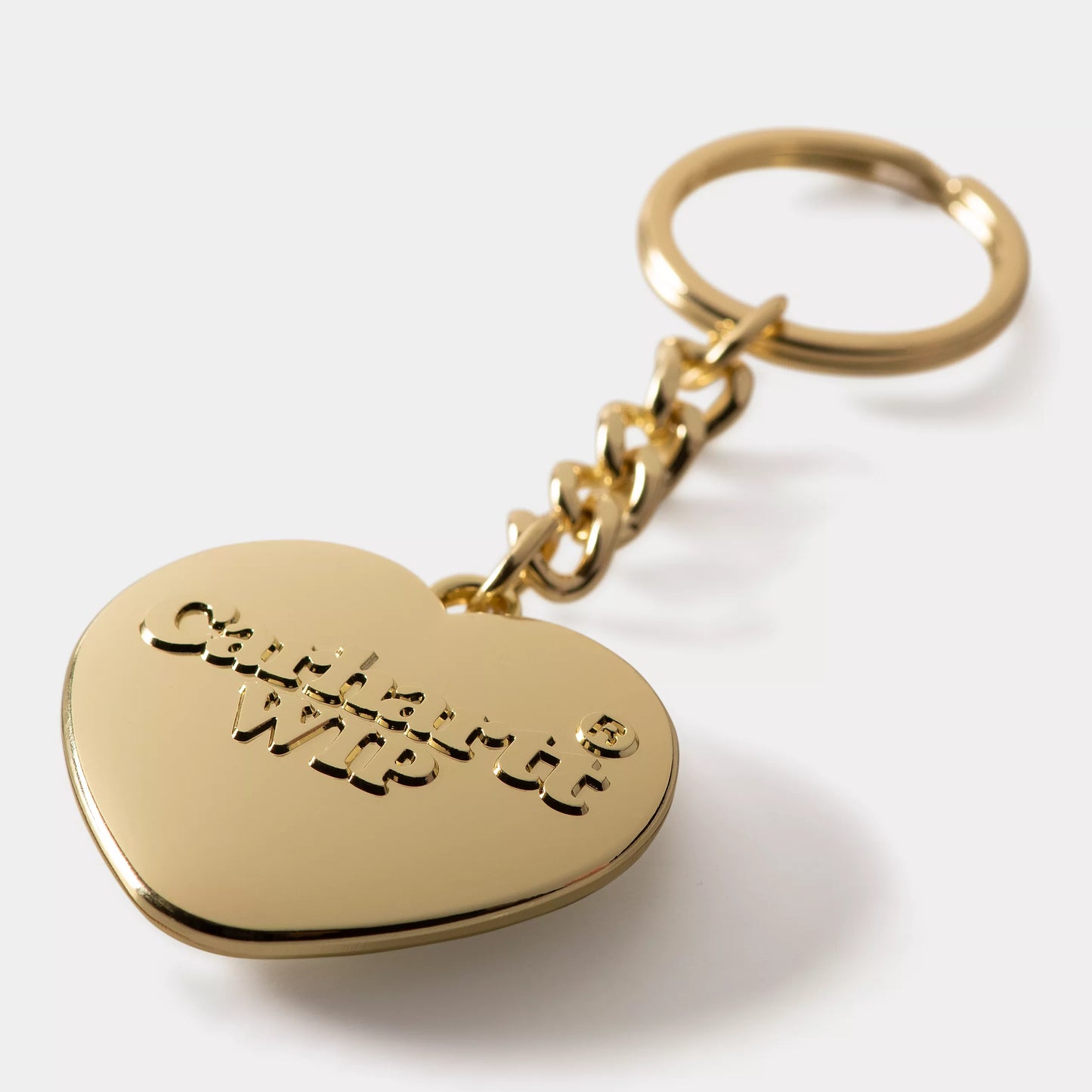Heart Keychain Gold