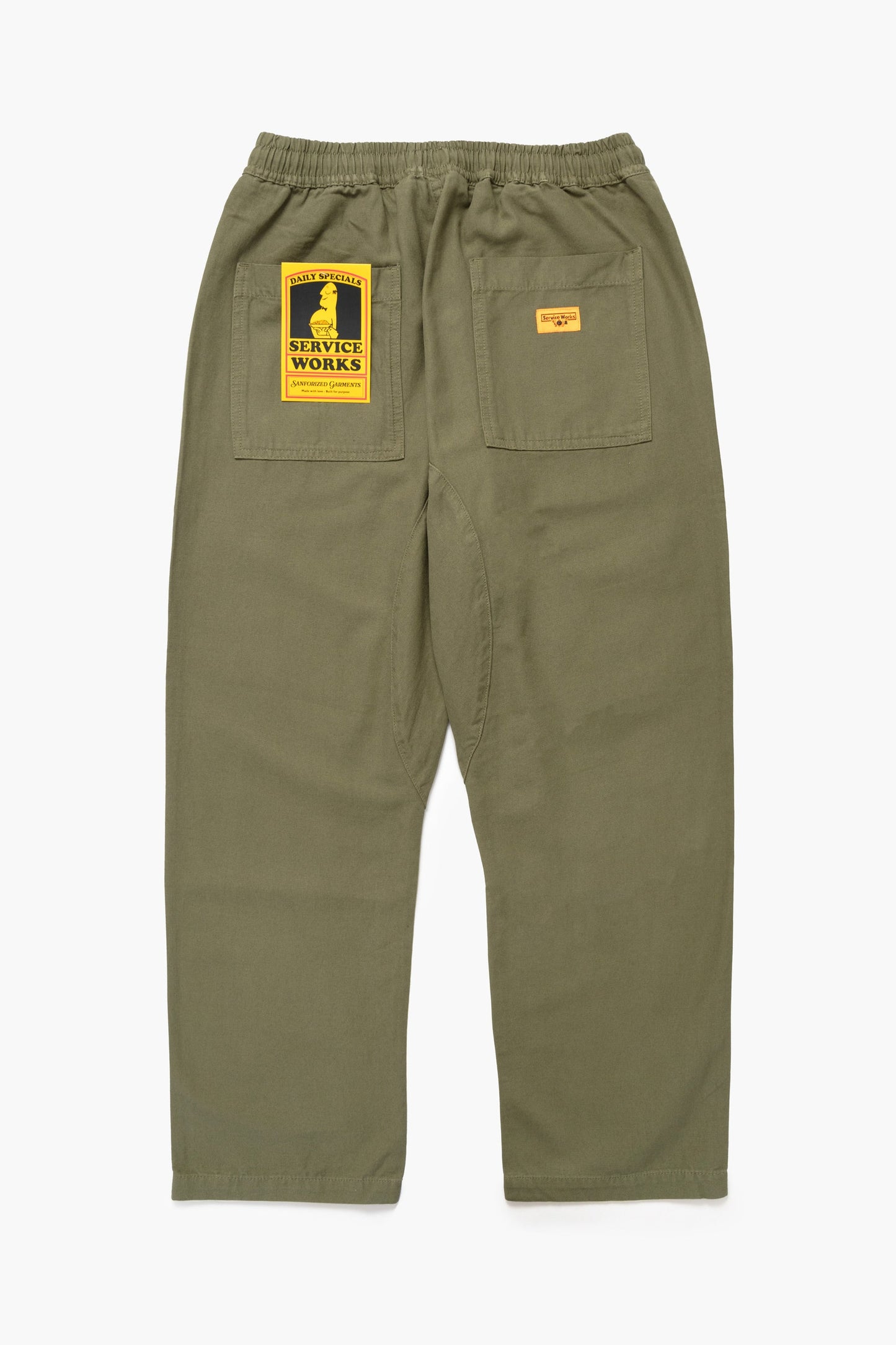 Canvas Chef Pants Olive