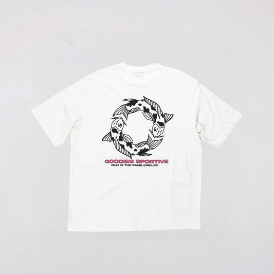 Carp White Tee