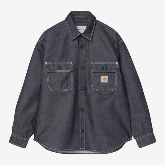 Tigan Shirt Jac Blue Rigid
