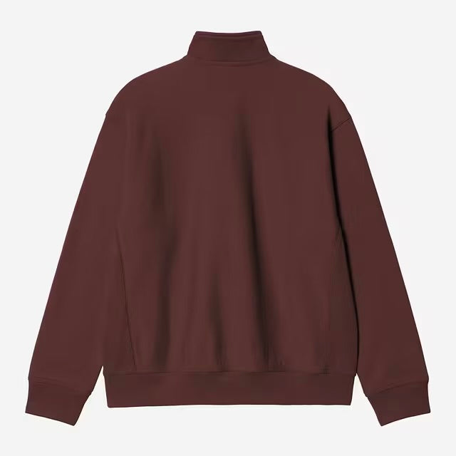 Half Zip American Script Sweat Amarone