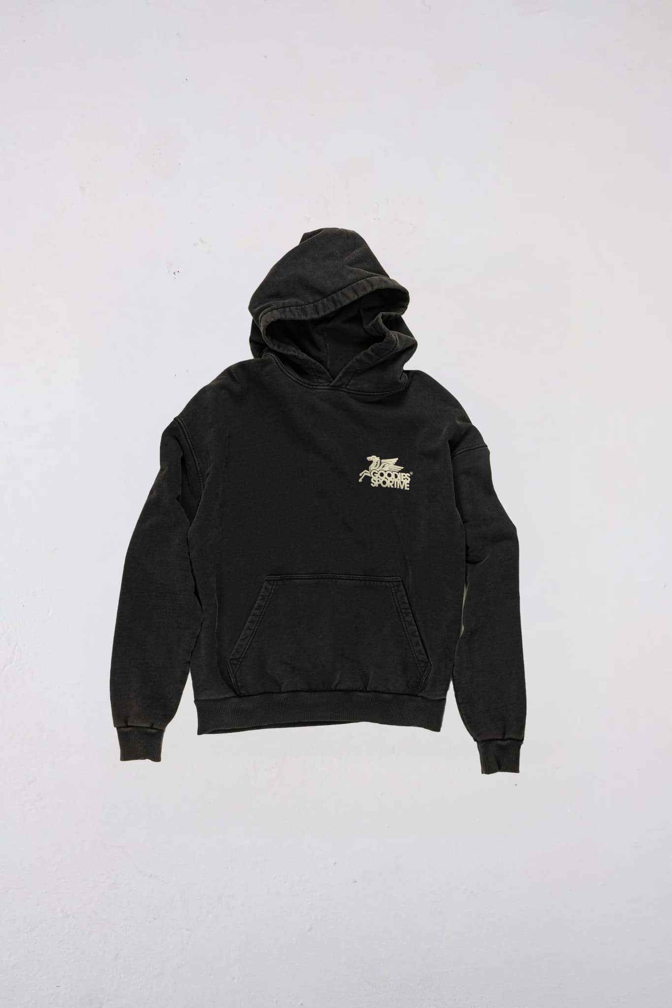Vintage Black Pegasus Hoodie