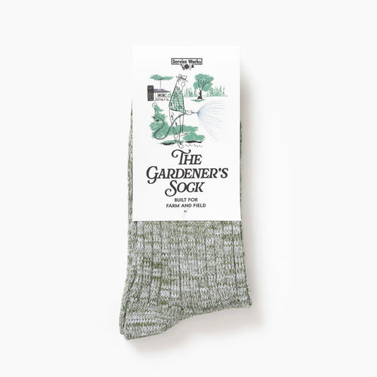 Flecked Socks Green