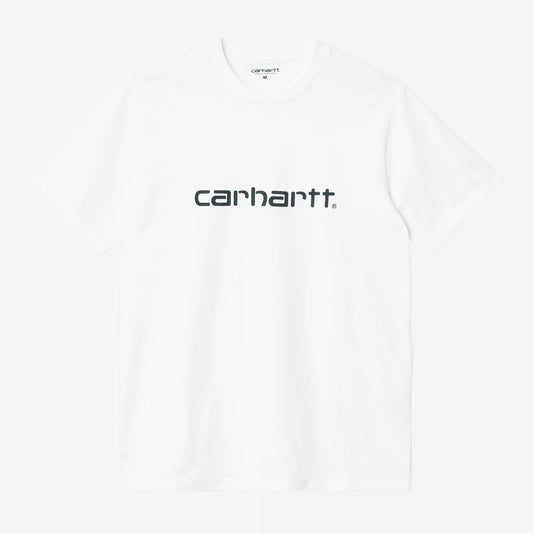 S/S Script T-Shirt White