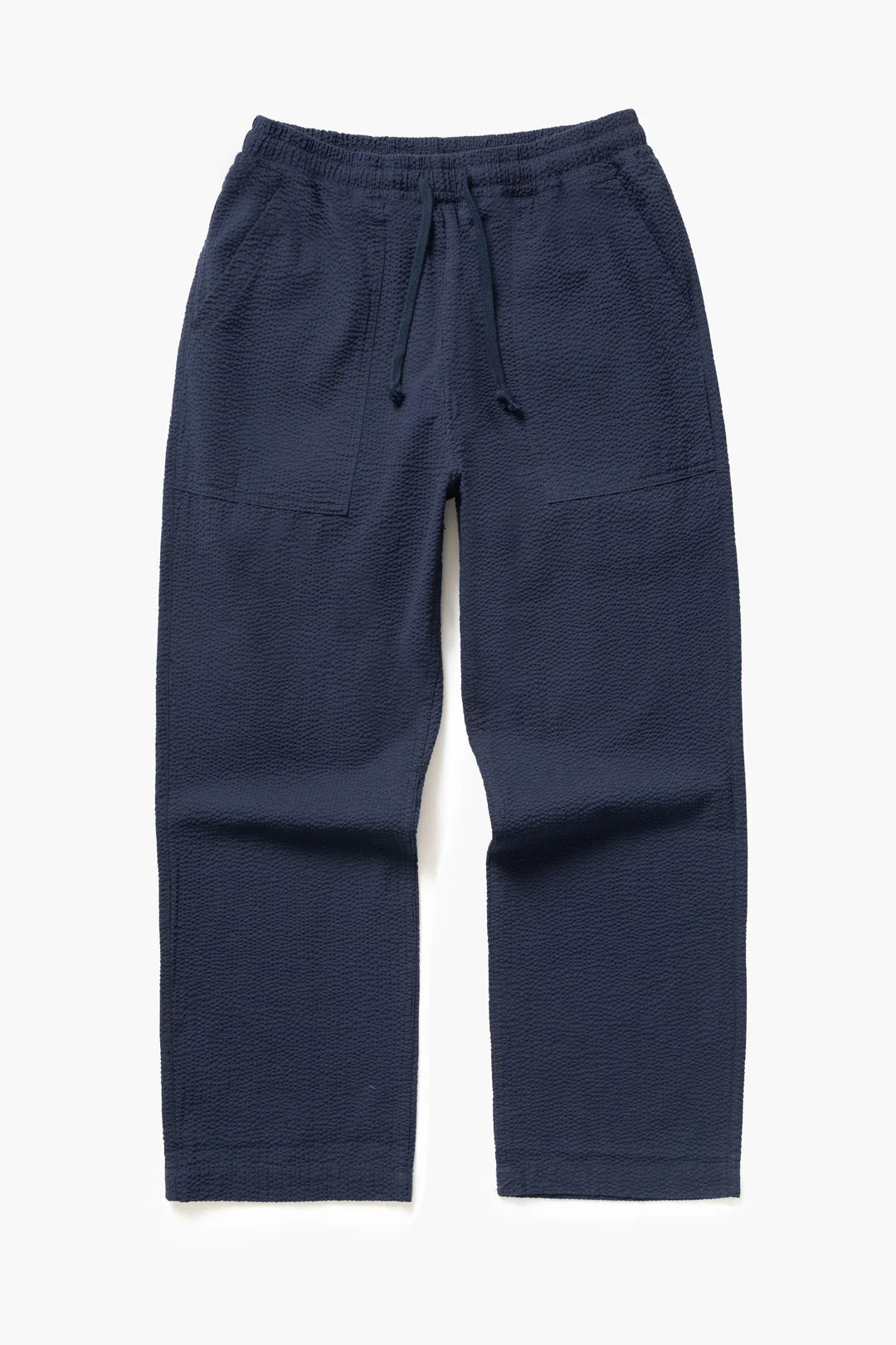 Seersucker Chef Pants Navy