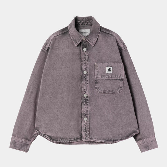 W Georgia Shirt Jac Black/Hortensia