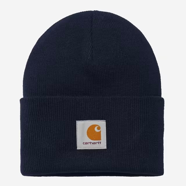 Acrylic Watch Hat Dark Navy