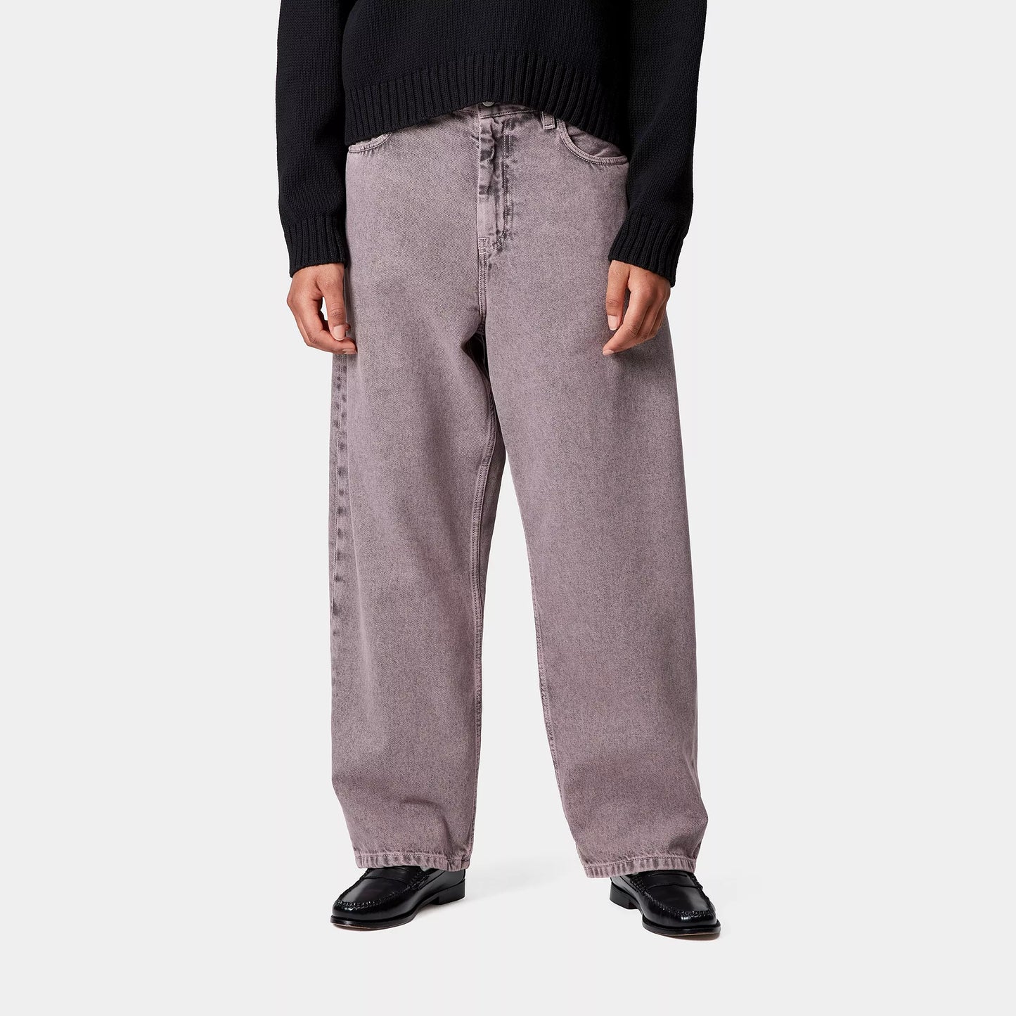 W Brandon Pant Black/Hortensia