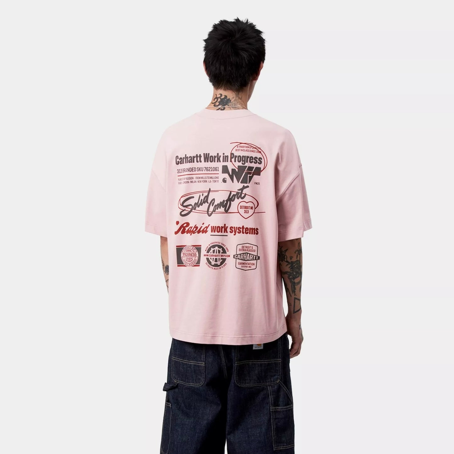 S/S Networks T-Shirt Glassy Pink