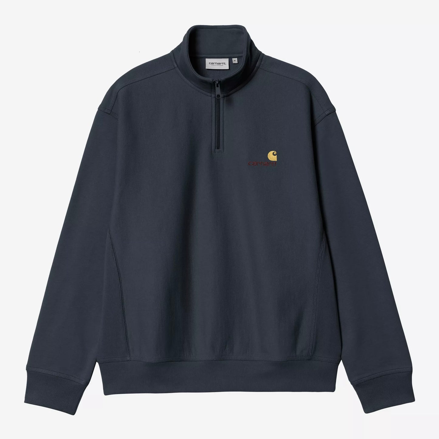 Half Zip American Script Sweat Deep Night