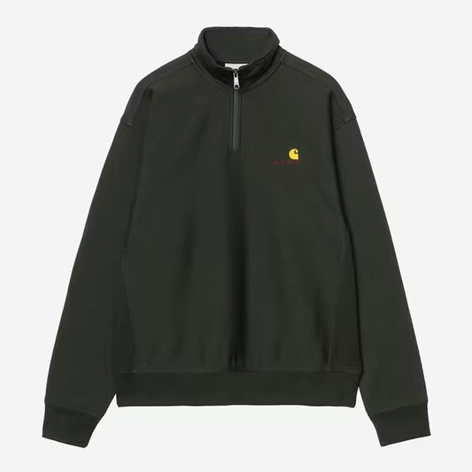 Half Zip American Script Sweat Raven