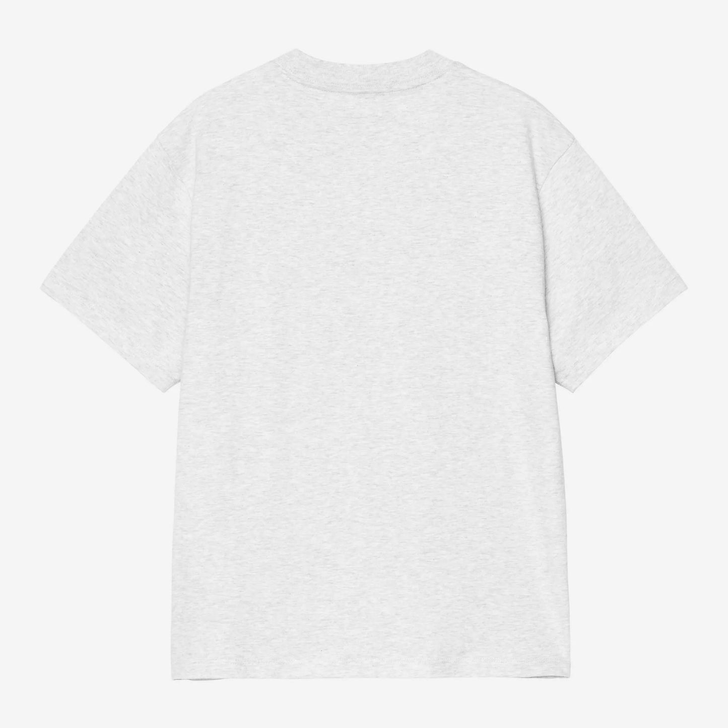 W S/S Pocket Heart T-Shirt Ash Heather