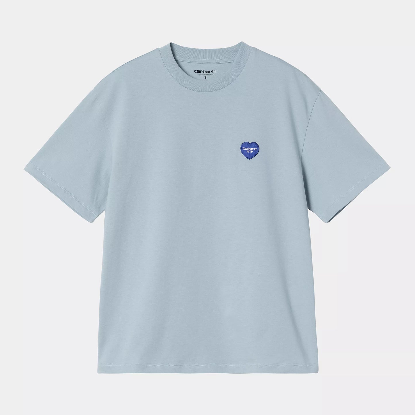 W S/S Heart II Hartt T-Shirt Blue Fog