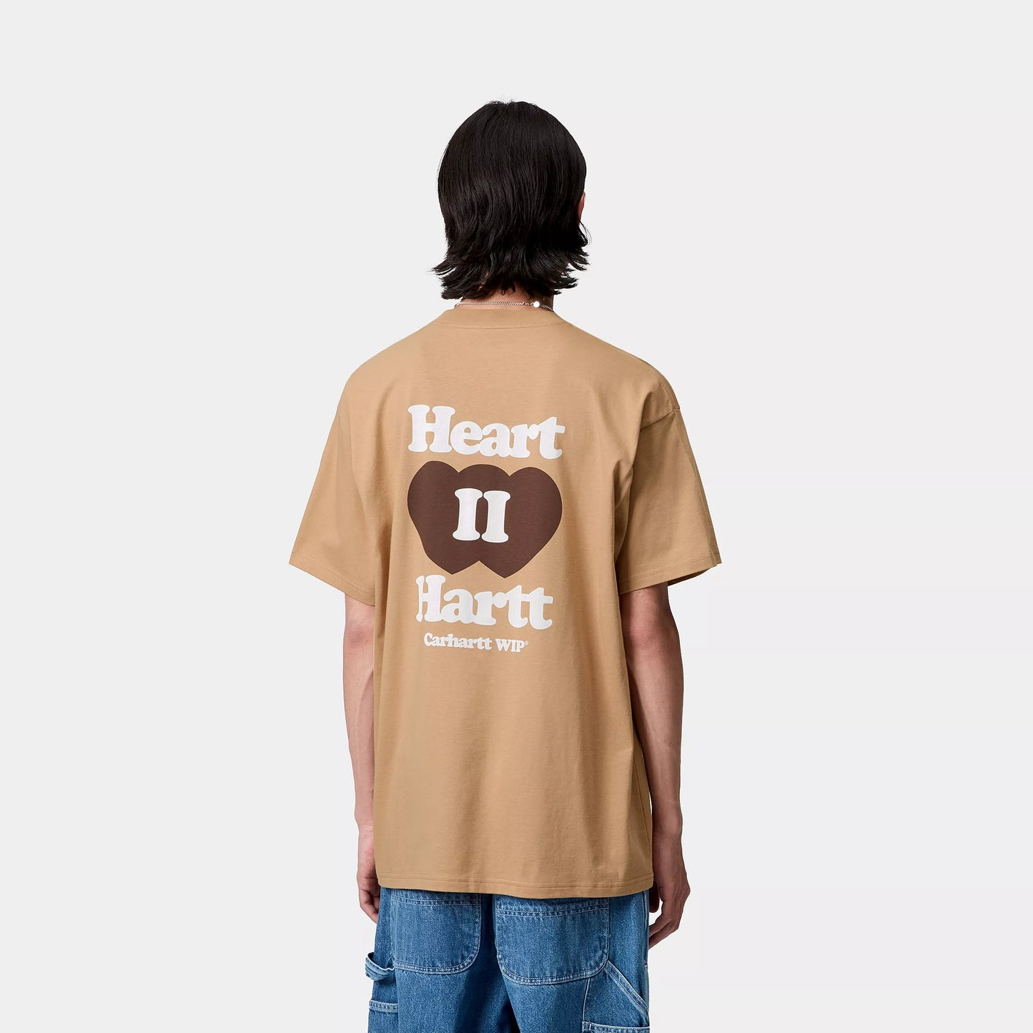 S/S Heart II Hartt T-Shirt Dusty H Brown