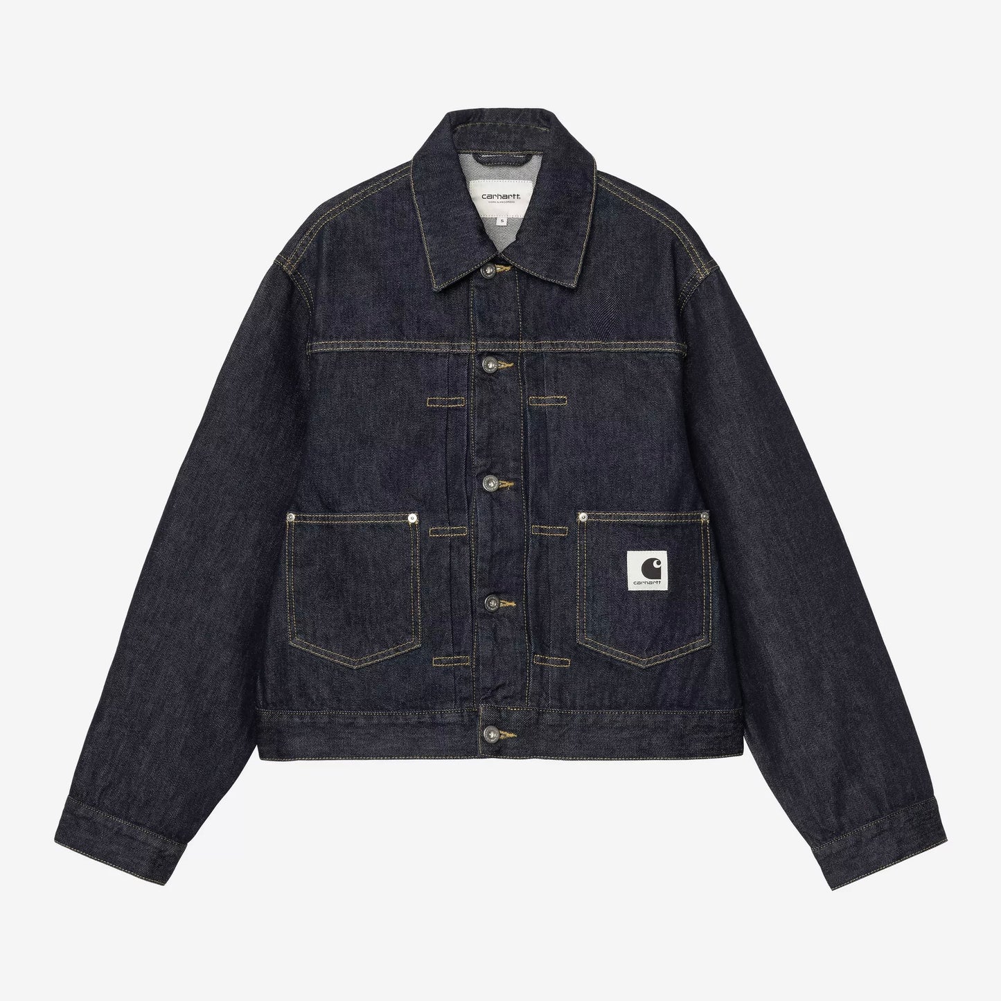W Belmar Jacket Blue Rinsed