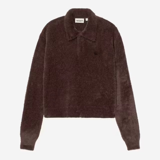 W L/S Maine Polo Sweater Palisander