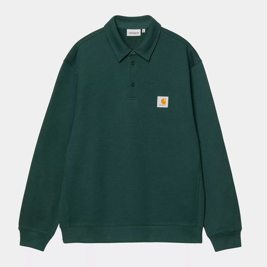 Polo Sweat Dark Fir