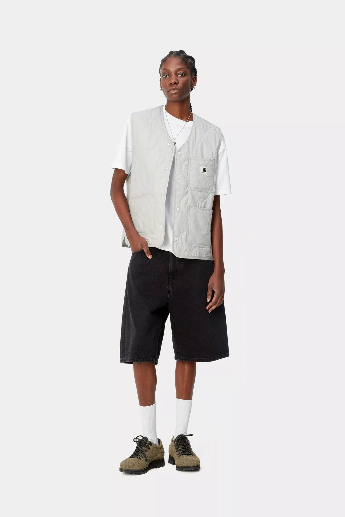 W Brandon Short Black Stone Washed
