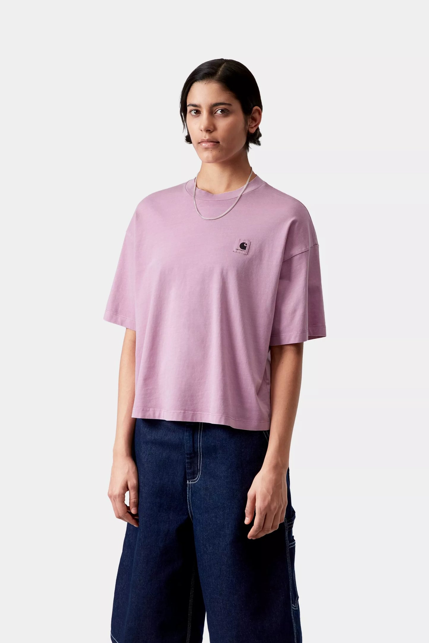 W S/S Nelson T-Shirt Gentle Purple
