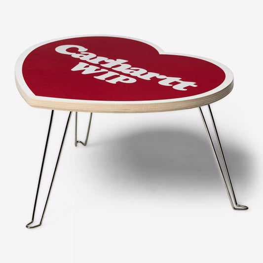 Heart Folding Table Scarlet