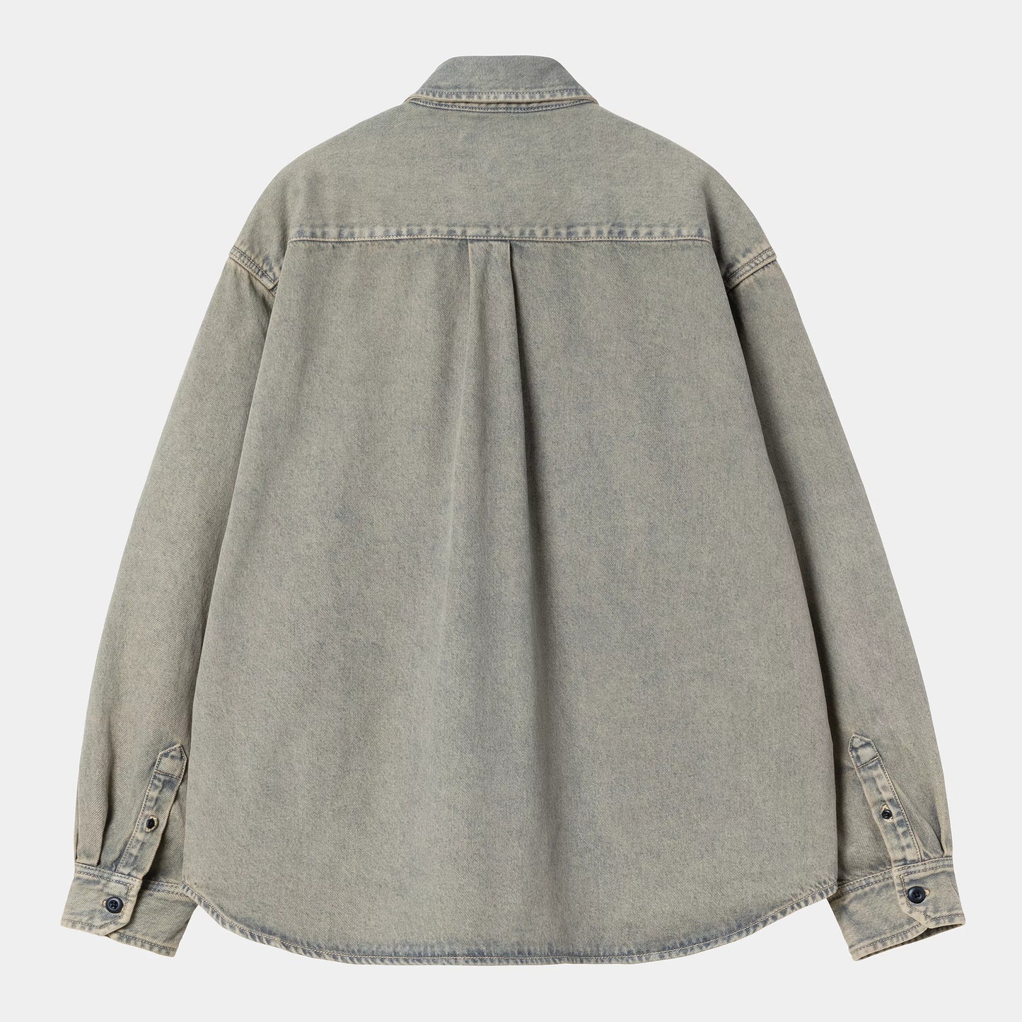 Tigan Shirt Jac Blue/Leather