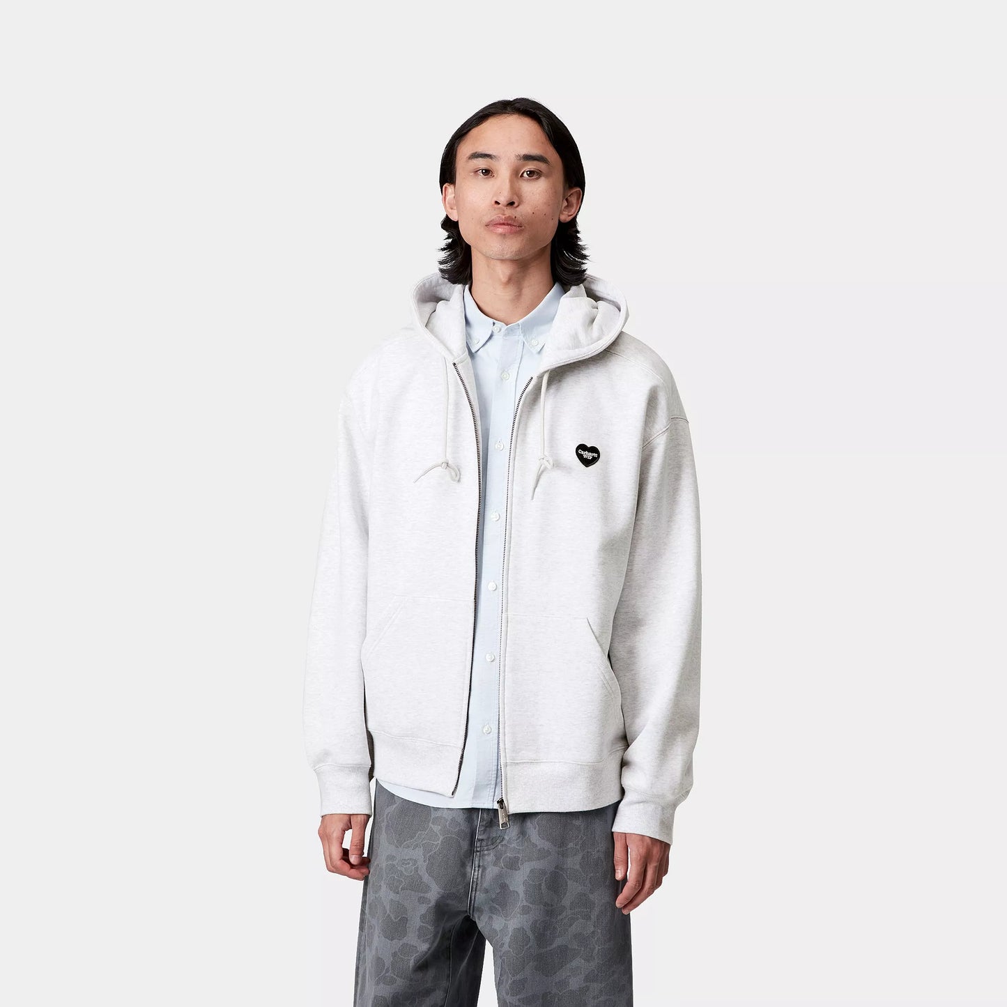 Hooded Heart II Hartt Sweat Jacket Ash Heather