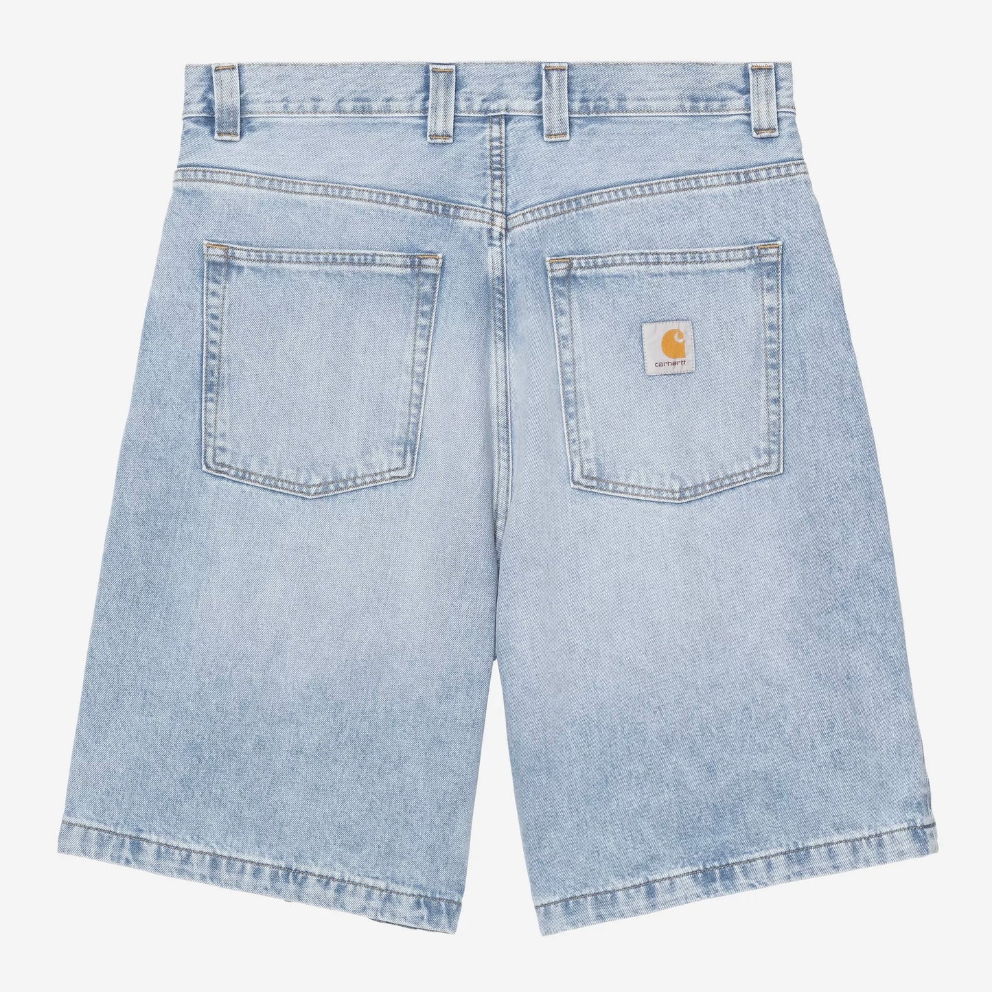 Brandon Short Blue Heavy Worn Bleached