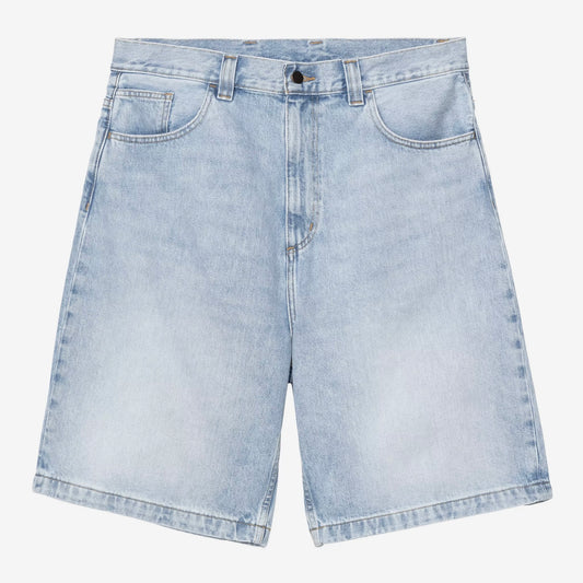 Brandon Short Blue Heavy Worn Bleached