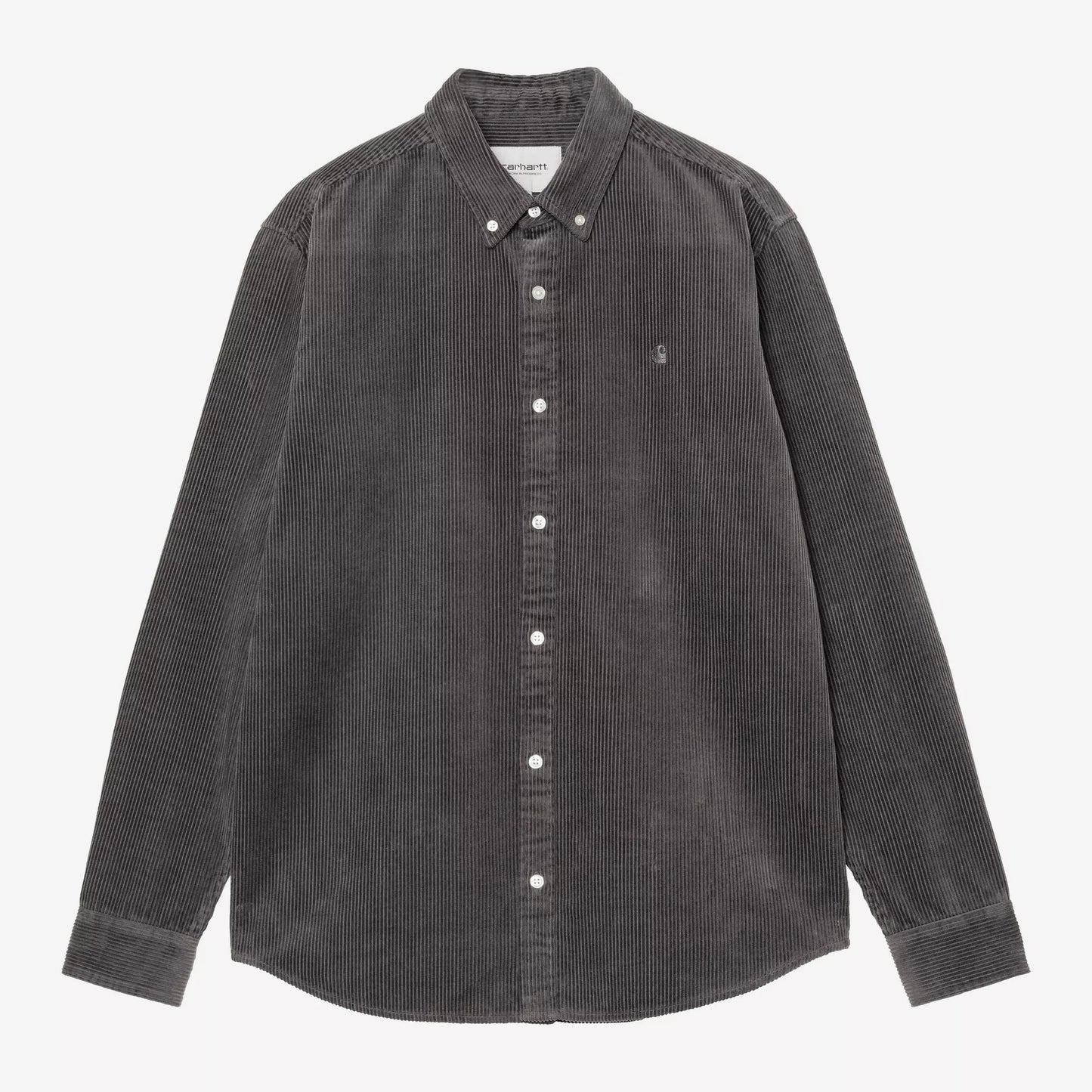 L/S Madison Cord Shirt Graphite