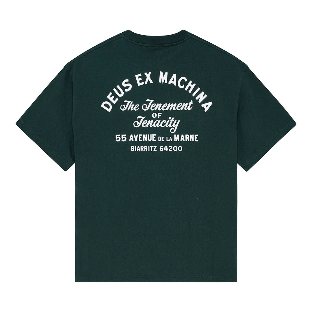 Biarritz Sign Tee Racing Green