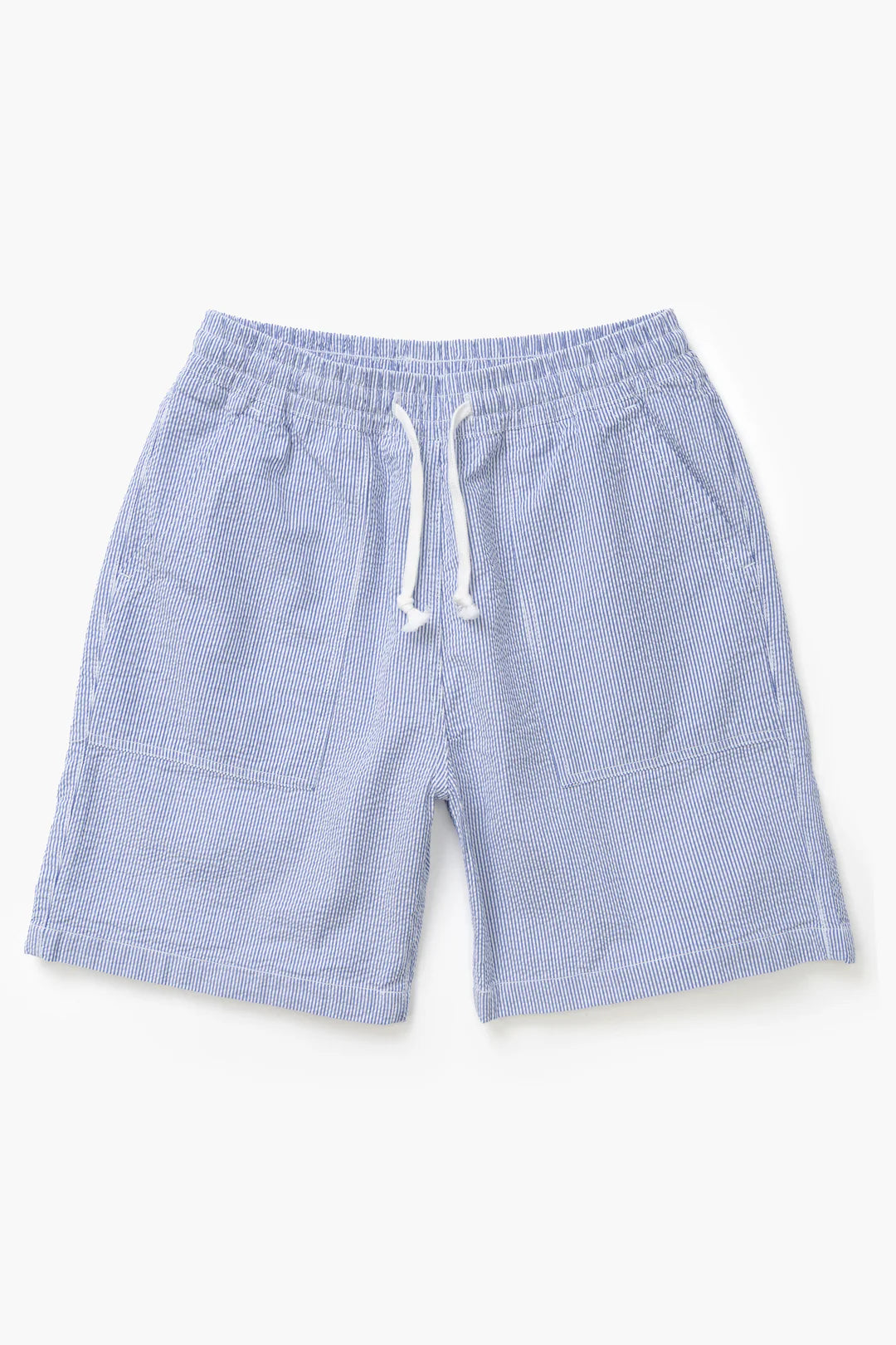 Seersucker Chef Shorts Stripe