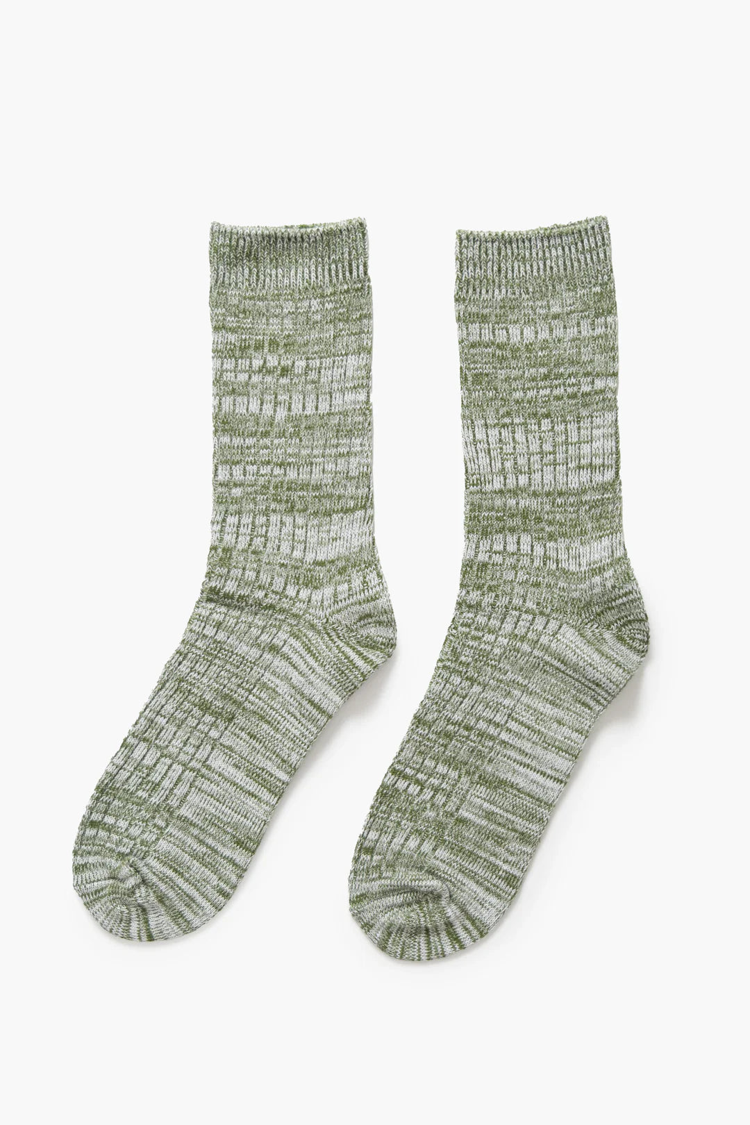 Flecked Socks Green