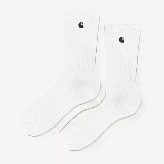 Madison Pack Socks White